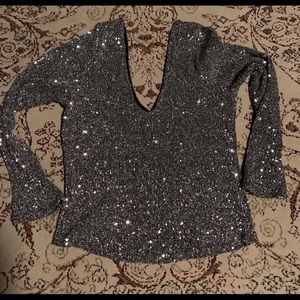Sequinned top